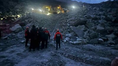 Bursa’nın Orhaneli ilçesinde bir kömür madeninde meydana gelen göçükte 1