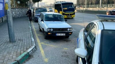 Bursa Yenişehir Emniyet Müdürlüğü, ilçede otomobil çalan bir şahsı 24