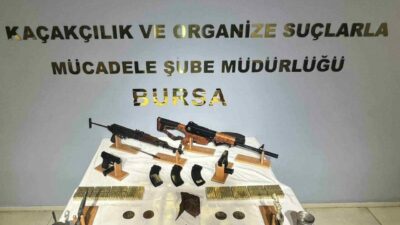 Bursa’da ruhsatsız silah imal edip ve ticareti, aynı zamanda tarihi