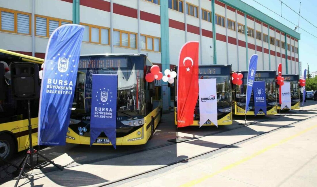 Bursa’da ulaşım artık konforlu, güvenli ve kolay Bursa Büyükşehir Belediyesi, ulaşım şirketi BURULAŞ aracılığıyla 2024 yılında şehir