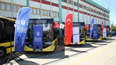 Bursa Büyükşehir Belediyesi, ulaşım şirketi BURULAŞ aracılığıyla 2024 yılında şehir