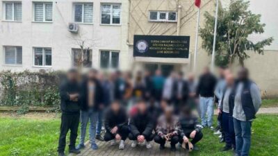 Bursa’da yabancı uyruklu şahıslara kalacak yer temin ederek kaçak yollarla