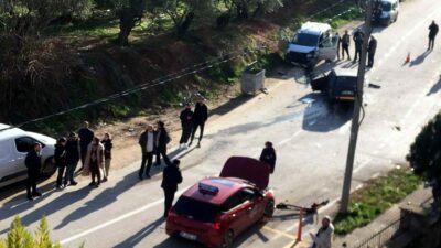 Mudanya ilçesinde ilk önce park etmek isteyen otomobile, daha sonra