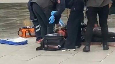 Bursa’da kent merkezinin göbeğinde amcasını defalarca bıçaklayıp ağır yaralayan şüpheli,