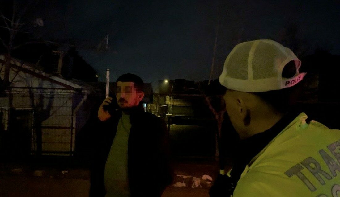 Bursa’da trafik polislerinin yaptığı uygulamayı gören bazı sürücüler gaza basıp