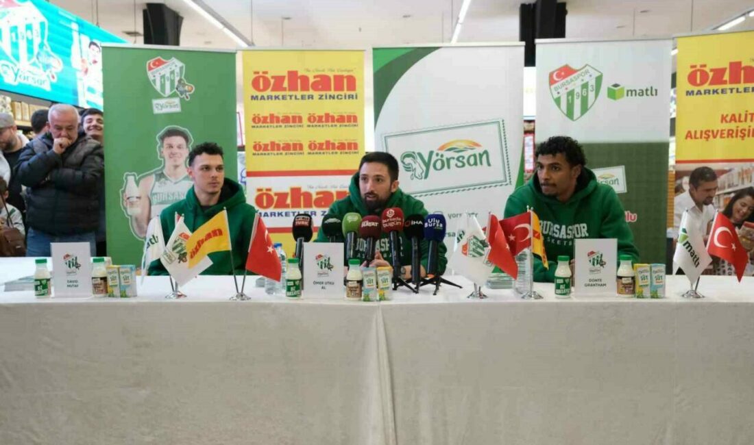 Özhan Market, Bursaspor Yörsan’lı basketbolcuları ağırladı Bursalı basketbolseverler, Bursaspor Yörsan’nın oyuncuları Ömer Utku Al, David Mutaf