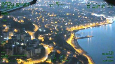 Bursa’da 1200 polisin katılımıyla şafak vakti yapılan ve helikopter destekli