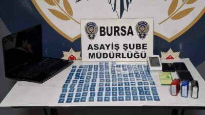 Bursa’da 129 sahte gram altını piyasaya sürmek isteyen 4 kişi,