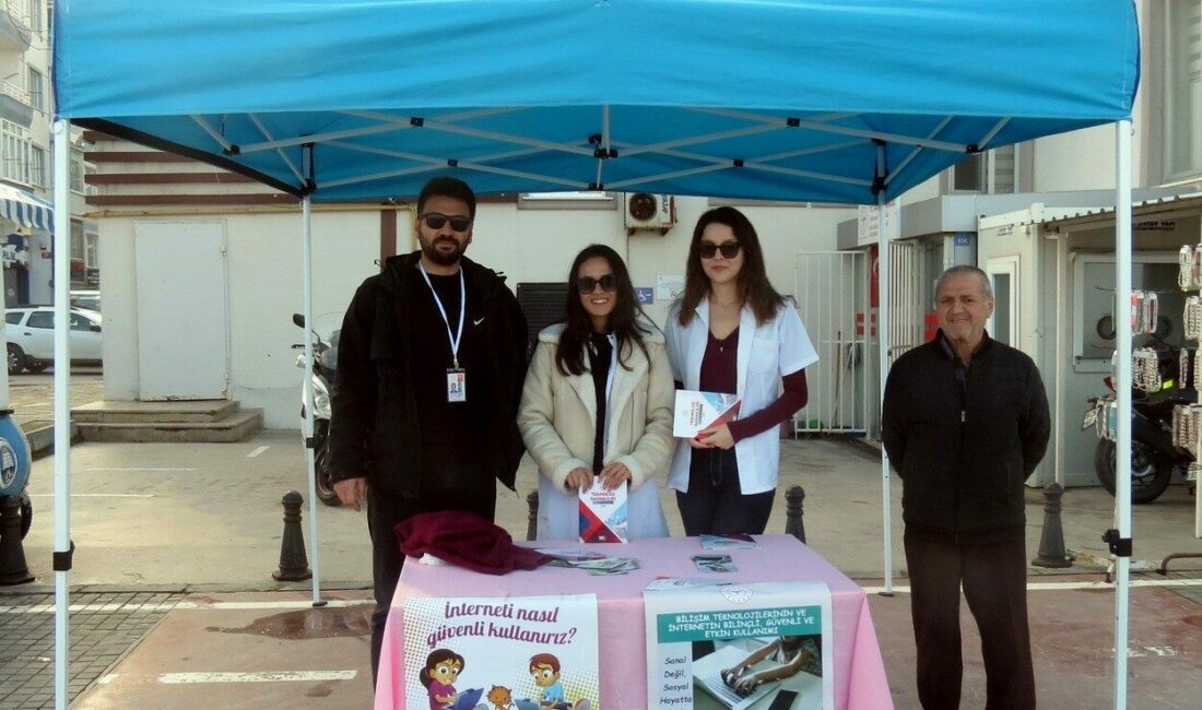 Mudanya İlçe Sağlık Müdürlüğü bünyesinde başlatılan kampanyada aileler, teknolojik bağımlığın