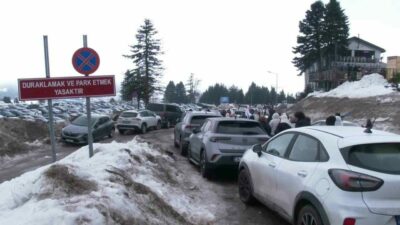 Türkiye’nin en önemli kış turizm merkezlerinden biri olan Uludağ’da otopark