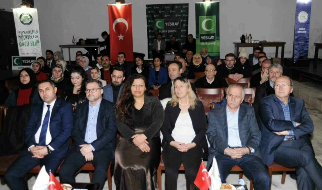 Yeşilay Bursa Şubesi 7. Olağan Genel Kurulu’nda mevcut başkan Mehmet