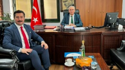 Bursa Vali Yardımcısı ve Yenişehir Kaymakamı Hulusi Doğan’ı valilik makamında