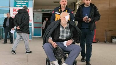 Bursa’nın İnegöl ilçesinde, boya tüpünün patlaması sonucu yaşlı adam gözünden