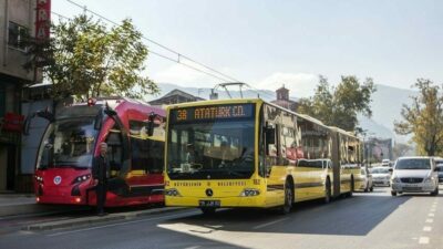Bursa’da Burulaş tarafından şehir içi toplu taşıma ücretlerine yüzde 30