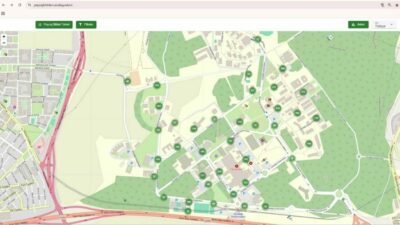 Bursa Uludağ Üniversitesi (BUÜ) Görükle Kampüsünde yer alan odunsu peyzaj