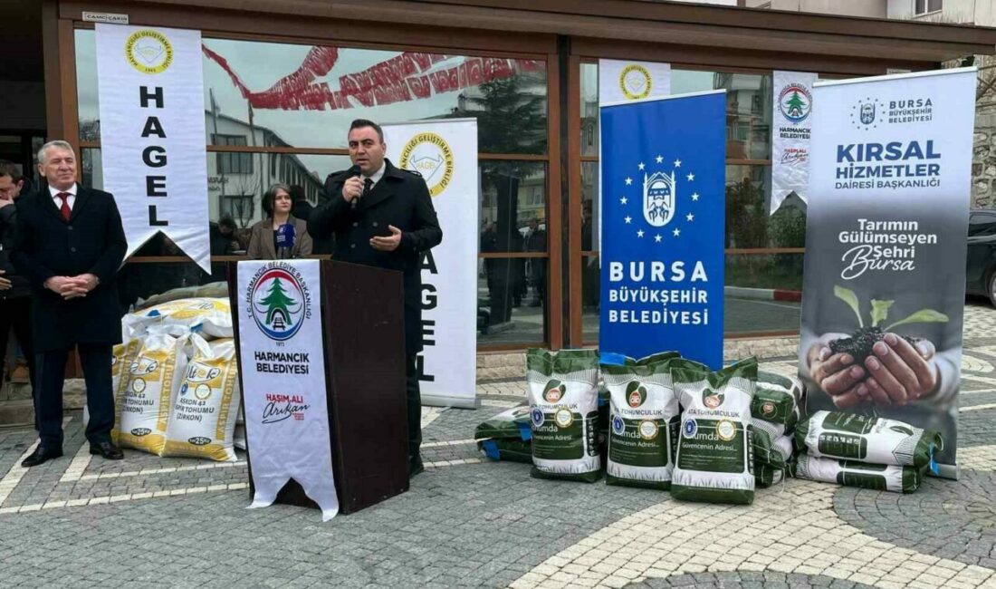 Bursa Büyükşehir Belediyesi, kırsal kalkınma hedefleri doğrultusunda HAGEL ve Harmancık