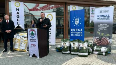 Bursa Büyükşehir Belediyesi, kırsal kalkınma hedefleri doğrultusunda HAGEL ve Harmancık
