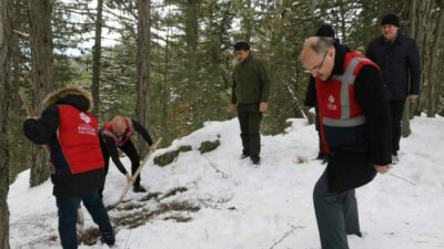 Doğa Koruma ve Milli Parklar Bursa il Müdürlüğü ekipleri Uludağ’da