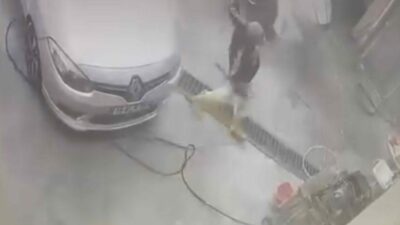Bursa’da bir vatandaş araç yıkamak için tazyikli suyu açtığında hortumu