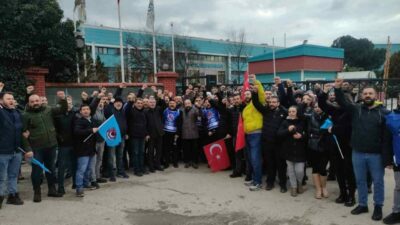 Bursa’nın Orhangazi ilçesinde faaliyet gösteren Karbosan fabrikasında Türk Metal Sendikası