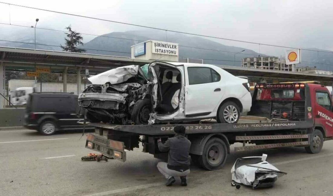 Bursa’da normal seyrinde ilerleyen 40 yaşındaki Olgün Öztaş, biranda metro