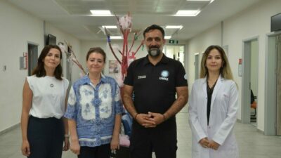Bursa İl Sağlık Müdürlüğü UMKE sorumlusu Oğuzhan Alakoca, eşinin yönlendirmesiyle