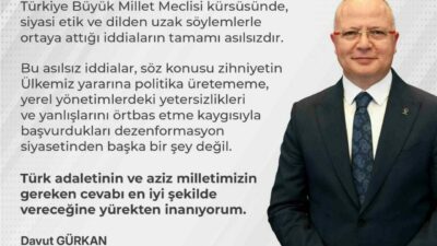 AK Parti Bursa İl Başkanı Davut Gürkan, İYİ Parti Bursa