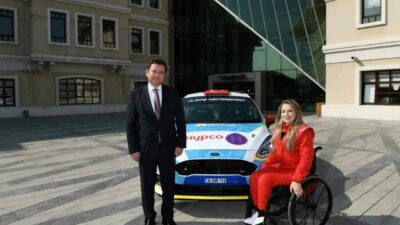 Dünyadaki ilk ve tek engelli kadın ralli pilotu olan Osmangazi
