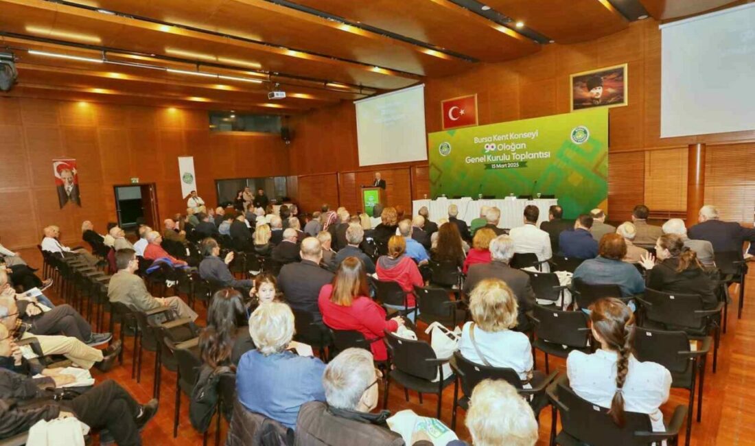 Başkan Bozbey: “Güçlü kent konseyi yapısı, Bursa’nın geleceği için önemli” Bursa Kent Konseyi’nin 90. Olağan Genel Kurulu’nda konuşan Büyükşehir Belediye