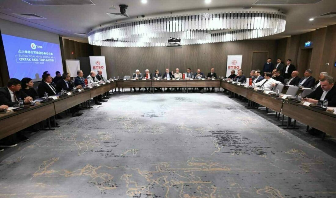 Bursa iş dünyasının ortak aklı zirvede buluştu Bursa’daki oda ve borsaların buluştuğu ‘Ortak Akıl Toplantısı’nın 24’üncüsü Bursa