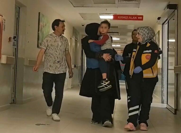 Bursa’nın İnegöl ilçesinde 5 yaşındaki çocuğun yuttuğu 50 kuruşluk madeni