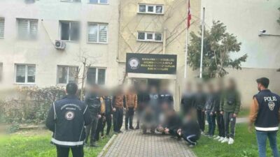 Bursa’da polis ekipleri tarafından düzenlenen operasyonda, yabancı uyruklu şahısları kaçak