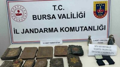 Bursa’nın İnegöl ilçesinde jandarma tarafından bir köy evine yapılan operasyonda