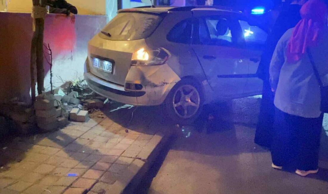 Bursa’nın İnegöl ilçesinde hafif ticari araç ile otomobil çarpıştığı kazada
