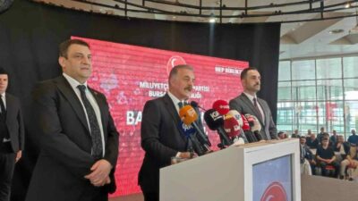 Milliyetçi Hareket Partisi Genel Sekreteri ve Bursa Milletvekili İsmet Büyükataman,