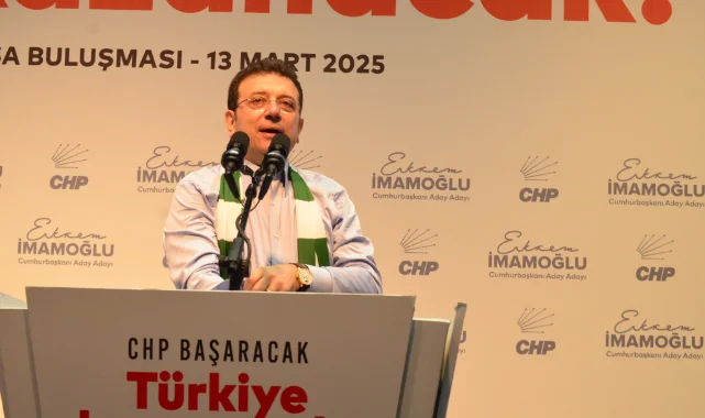 İmamoğlu: CHP’de milyonlarca Ekrem var Cumhurbaşkanlığı seçimleri için adaylığını açıklayan CHP’nin Cumhurbaşkanı ön seçim adayı