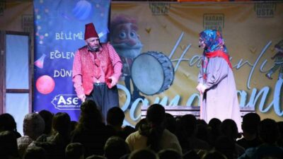 İznik Belediyesi tarafından düzenlenen Ramazan ayı etkinliklerinde çocuklar eski Ramazanları