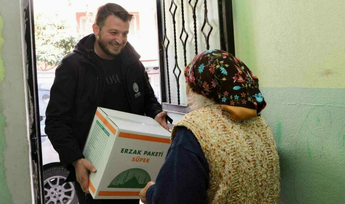 Mudanya Belediyesi, Ramazan ayı boyunca ihtiyaç sahibi ailelere temel gıda