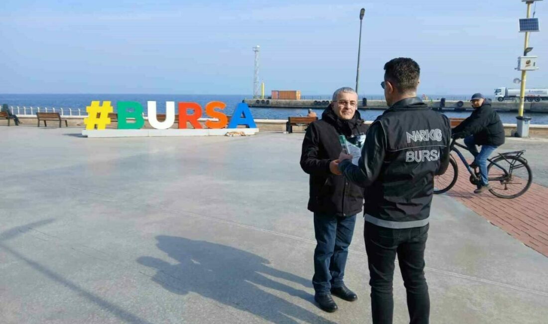 Bursa’da narkotik polisi farkındalık faaliyetleri kapsamında 6 günde 4 bin