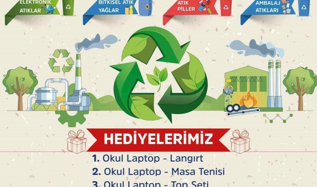 Osmangazi Belediyesi, öğrencilerde sıfır atık bilinci oluşturmak amacıyla Okullar Arası