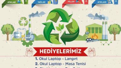 Osmangazi Belediyesi, öğrencilerde sıfır atık bilinci oluşturmak amacıyla Okullar Arası
