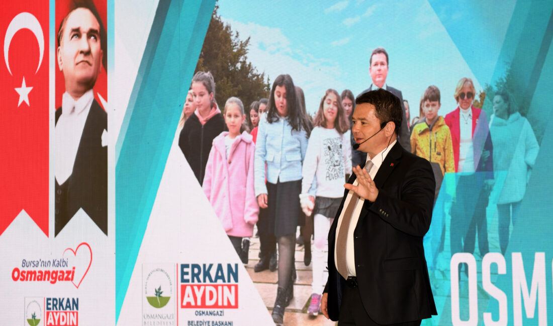Osmangazi Belediye Başkanı Aydın görevdeki bir yılını değerlendirdi Osmangazi Belediye Başkanı Erkan Aydın, bir yıllık görev süresi boyunca