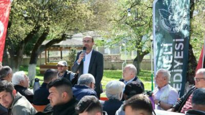Orhaneli Belediye Başkanı Ali Osman Tayır, 300 Evler Mahallesi’nde kahvaltı