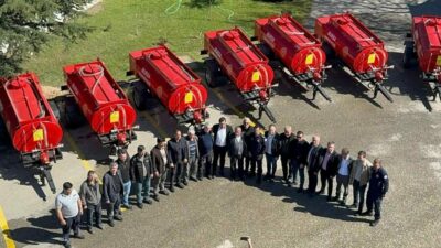 Bursa’da Büyükşehir Belediyesi yangınlara kısa sürede müdahale edebilmek için köylere