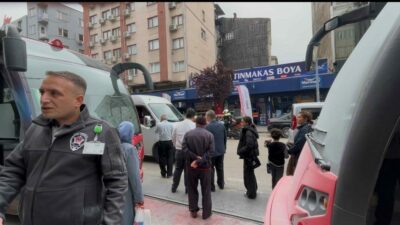 Bursa’da seyir halindeki tramvayda çıkan yangın korku dolu anlar yaşandı.