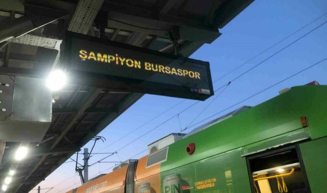 Bursa’da ulaşım da Yeşil-Beyaz Bursa Ulaşım Toplu Taşıma İşletmeciliği (BURULAŞ) Bursaspor’un şampiyonluğu sonrası tüm