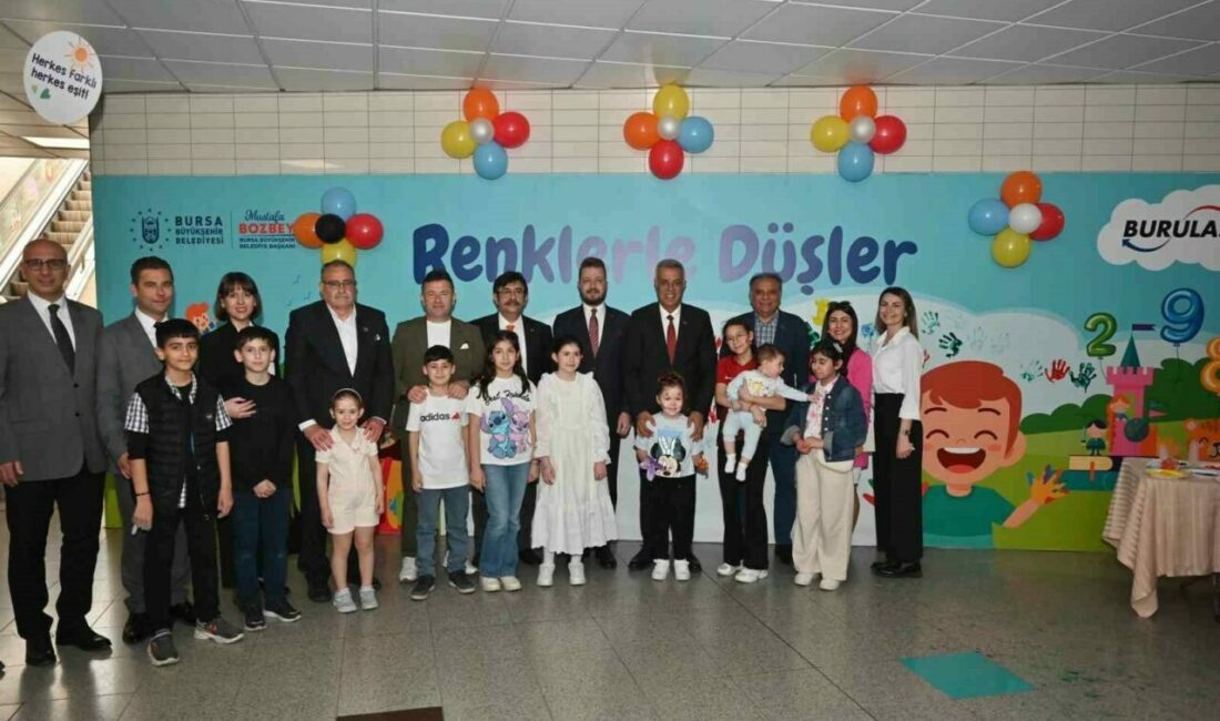 Büyükşehir’den ‘Çocuk Dostu Metro İstasyonu’ Bursa Büyükşehir Belediyesi, 23 Nisan Ulusal Egemenlik ve Çocuk Bayramı