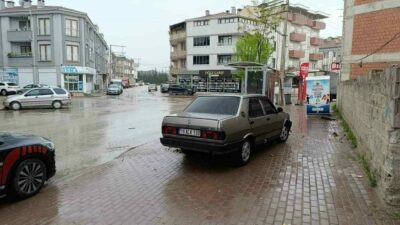 Bursa’nın İnegöl ilçesinde polisin “dur” ihtarına uymayıp kaçan ehliyetsiz sürücü
