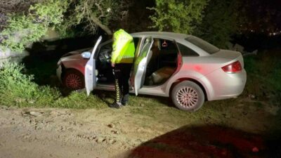 Bursa’nın İnegöl ilçesinde polis ekiplerinin “dur” ihtarına uymayan sürücü 15
