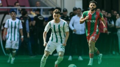 Yeşil beyazlı takım, sezonun son maçında İzmir’de Karşıyaka’ya 2-0 mağlup